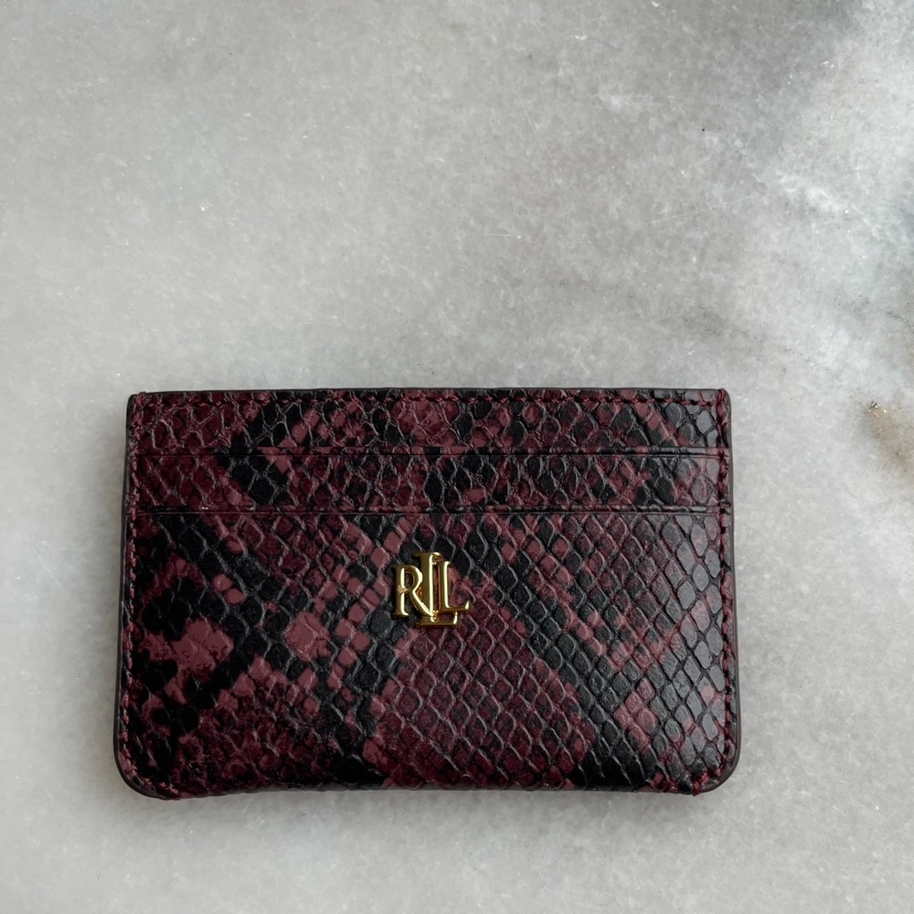 Ralph Lauren leather card case